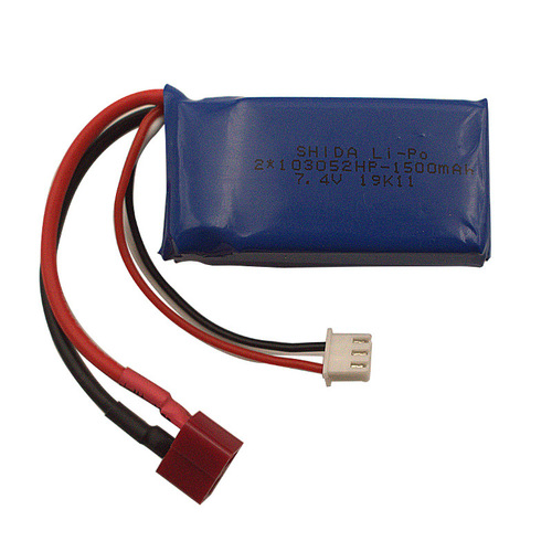 7.4V 1500mAH power energy storage toy car Weili remote control high-speed car polymer lithium battery