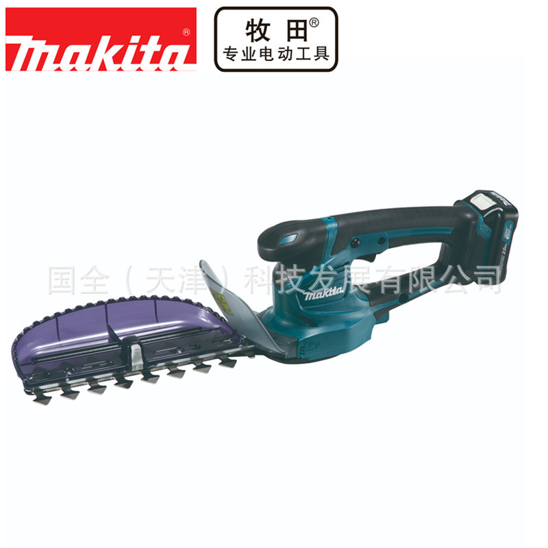 Makita牧田充电工具园林工具UH201充电式绿篱机12V锂电刀长200mm
