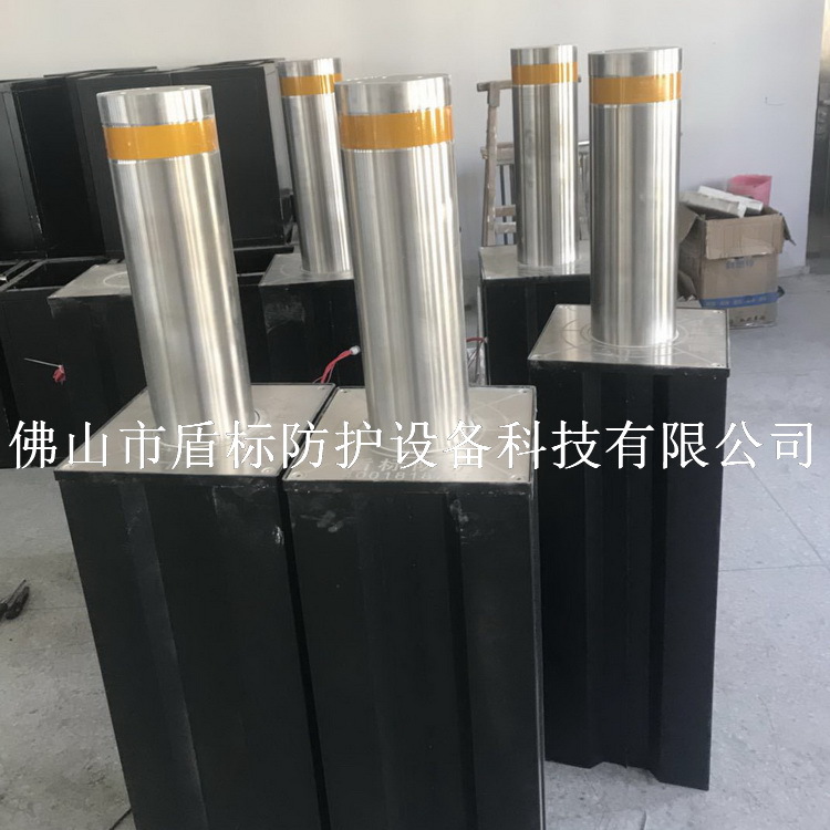 液压一体式升降止车柱 防冲闯阻车桩 学校机场大门防恐伸缩挡车柱
