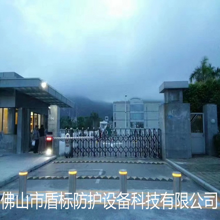 幼儿园隐形防撞液压升降柱遥控操作阻车柱拦截车档升降柱路桩路障