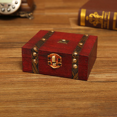 Factory sales wholesale retro storage wooden box antique wooden jewelry storage box jewelry gift packaging small wooden box