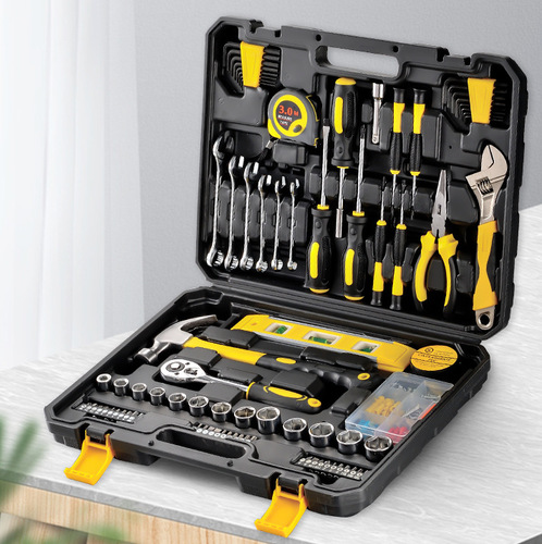 Gift tool set household hardware hand tool combination car repair set tool box Amazon wholesale