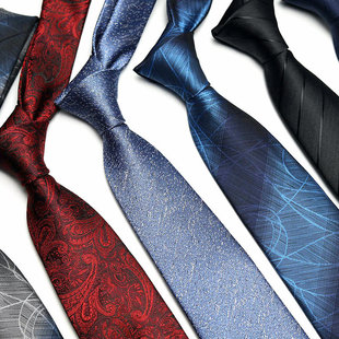 New Fortress Business Wedding Tie Men's Hand Tie 8cm 1200 Pin Polyester Men's Tie Suit