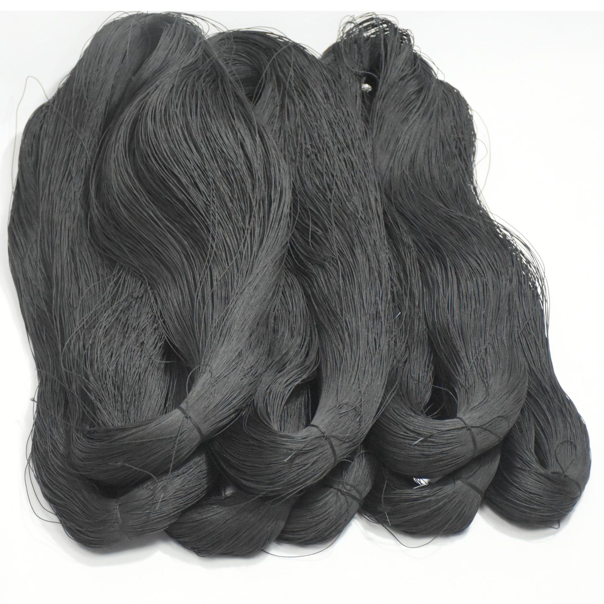 0.8mm黑色鱼丝涤纶绳织带 吊牌用绳子 手机饰品用线绳