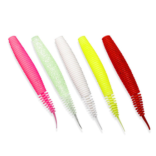 Luya bait soft bait soft insect bait flying pupa bee pupa needle tail maggot potato blackfish long-range fake bait 10 cm 6.5 g