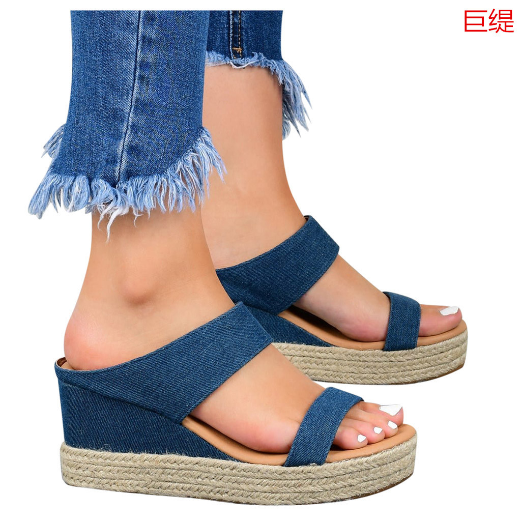 women's sandals wedge heel flat