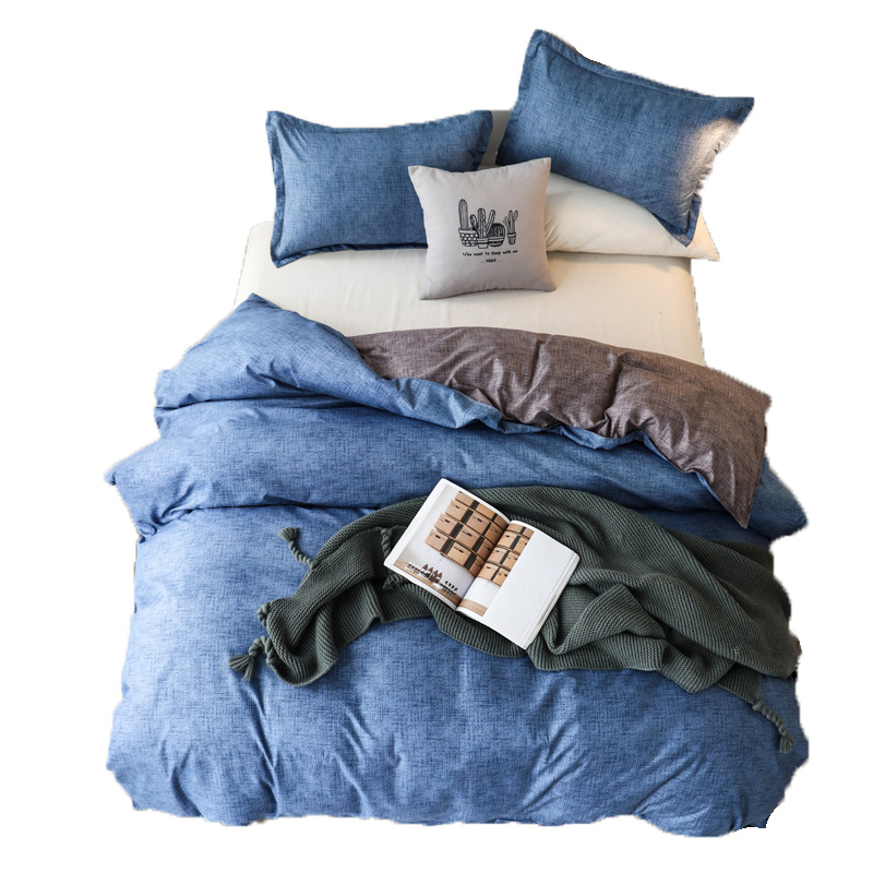 Bedding Texture – Dreiteiliges Bettwäscheset in Kakao-Optik_voghion.com