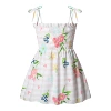 Pink and white striped flowers (horizontal stripes)
