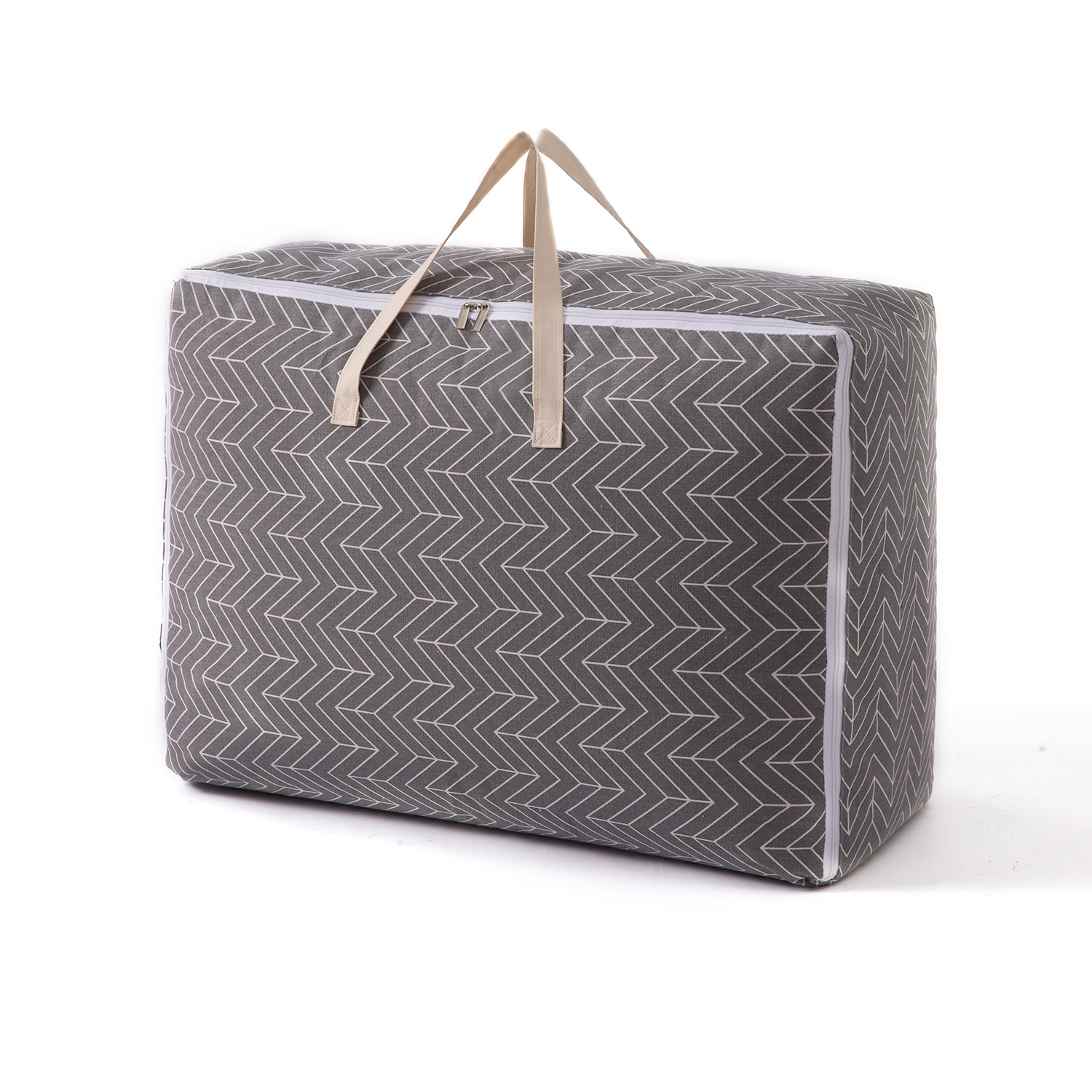 En stock bolsa de almacenamiento de edredón de algodón lavable algodón y lino hogar edredón de algodón bolsa de almacenamiento bolsa móvil bolsa de edredón engrosada a prueba de polvo