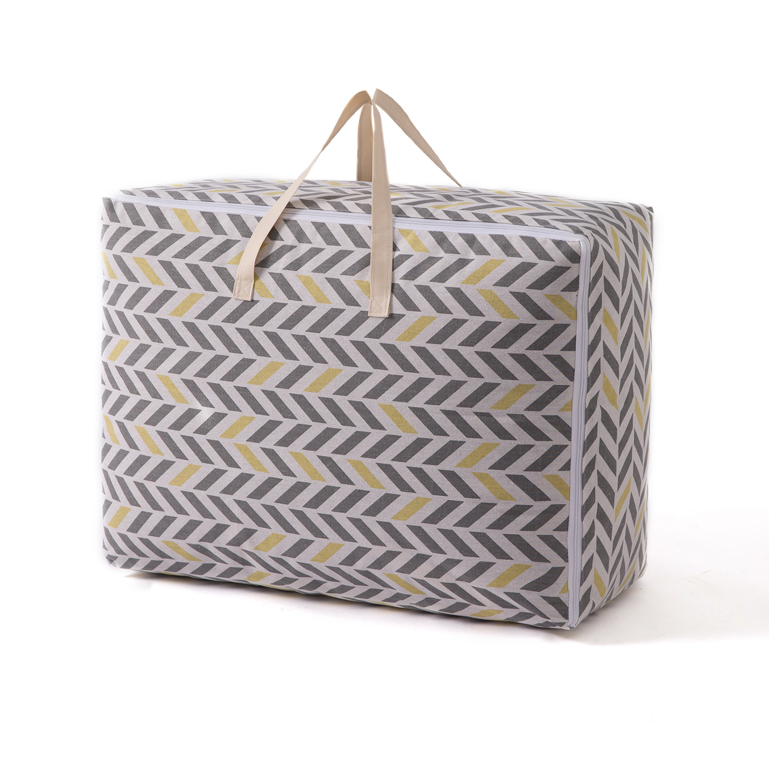 En stock bolsa de almacenamiento de edredón de algodón lavable algodón y lino hogar edredón de algodón bolsa de almacenamiento bolsa móvil bolsa de edredón engrosada a prueba de polvo