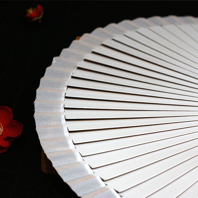 En stock 23cm largo Amazon boda blanco ventilador de madera AliExpress español ventilador de madera plegable ventilador