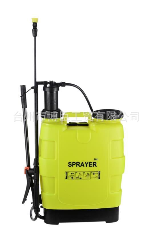 Pulverizador manual de pesticidas Bochen de 16L, tipo mochila portátil, en stock, pulverizador de insecticidas de 20L, pulverización eficiente.