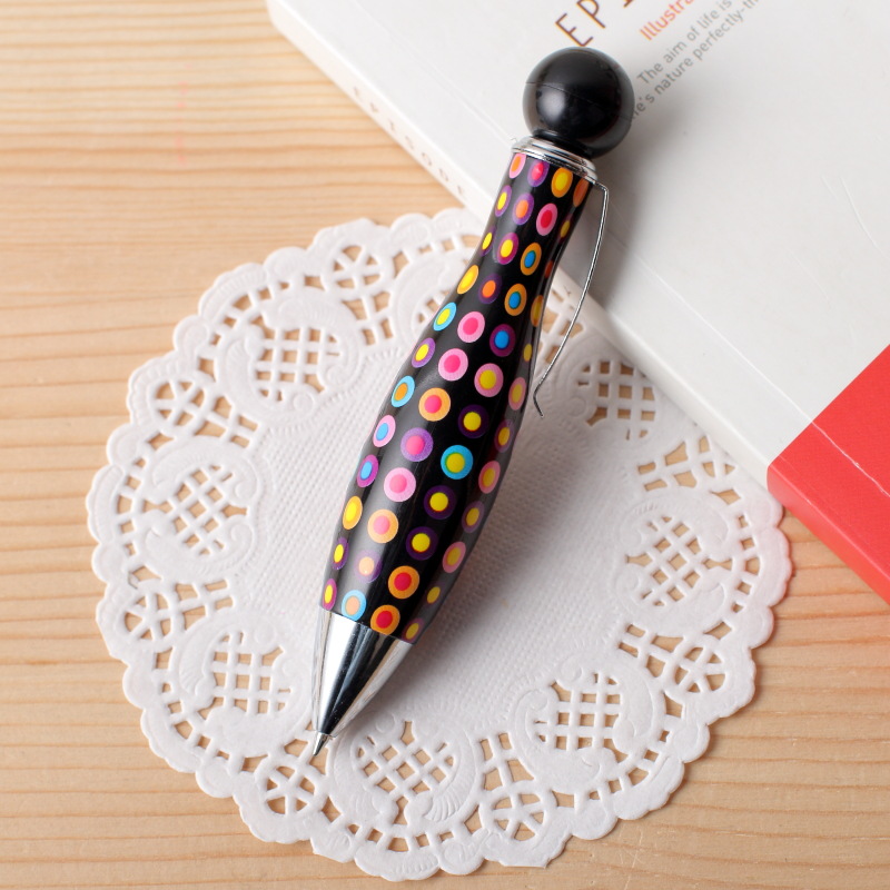 Bolígrafo gordo torcido corto del Boliche al por mayor bolígrafo del regalo del estudiante de la escuela primaria