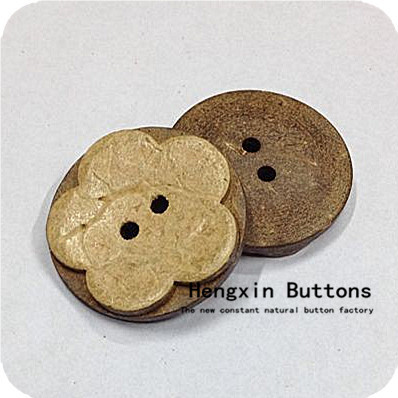 厂家批发 椰子纽扣 五梅花椰壳扣 箱包家纺扣 工艺品装饰扣毛衣扣