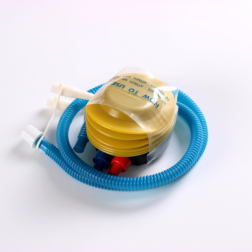 Household portable balloon swimming ring with large mouth and foot pump children's toy rubber ball air pump big foot pump