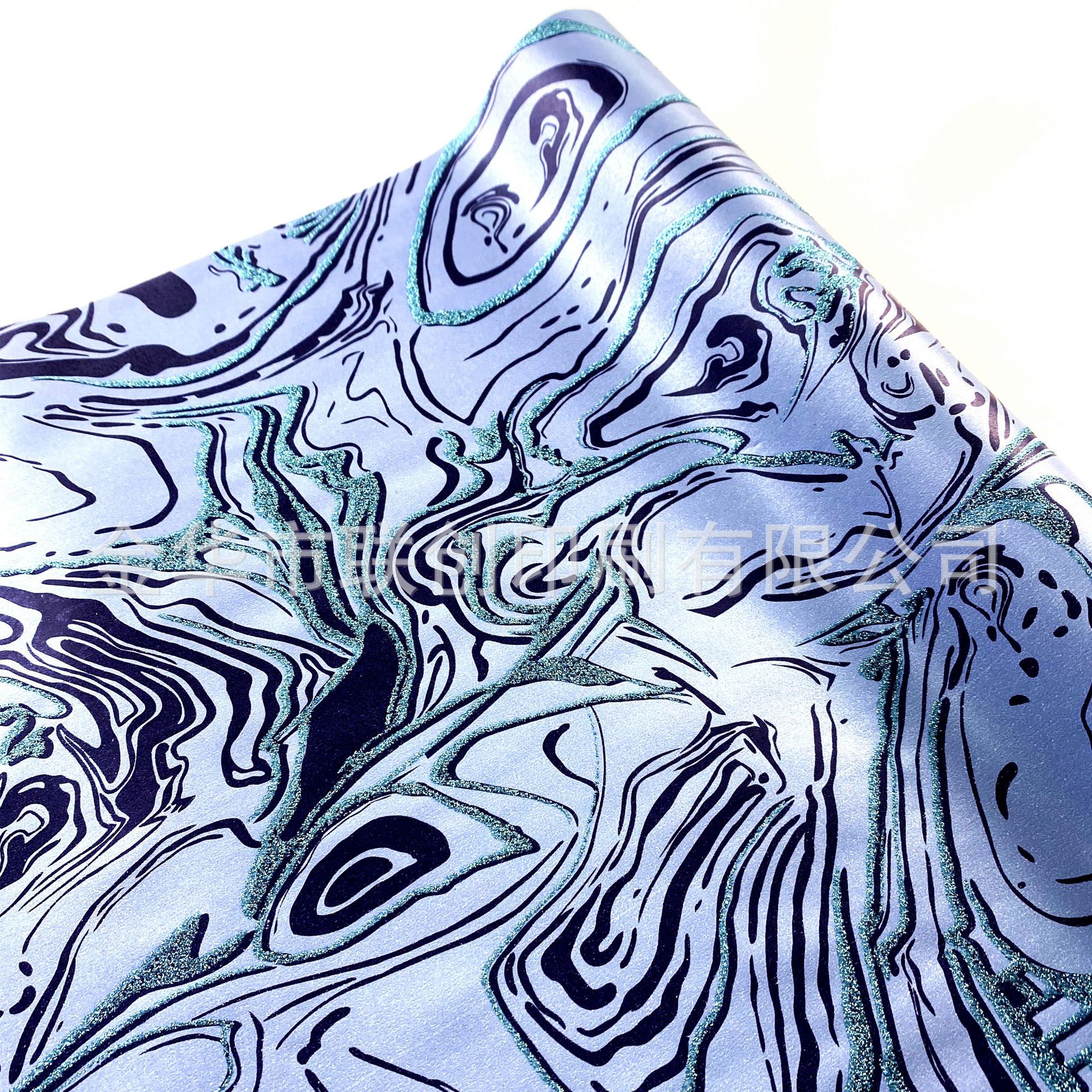 厂家定-做 卷筒礼品包装纸 Glitter撒粉印刷包装纸