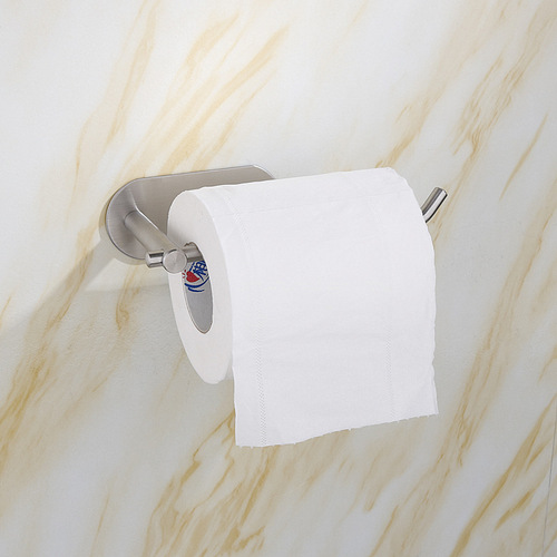 Creative bathroom and toilet 304 stainless steel paper towel holder kitchen roll paper holder without punching bathroom toilet paper holder