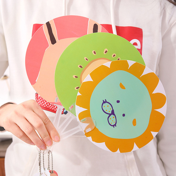 Yiman Aya Carto -Tong mini hand shakes PP fan summer creative…