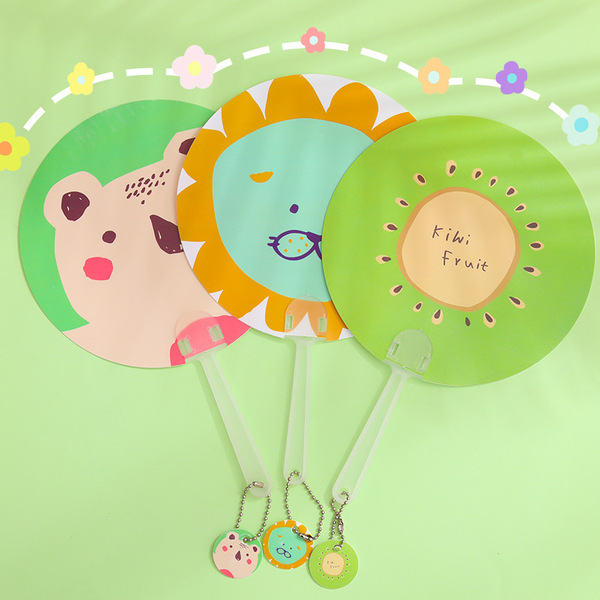 Yiman Aya Carto -Tong mini hand shakes PP fan summer creative…