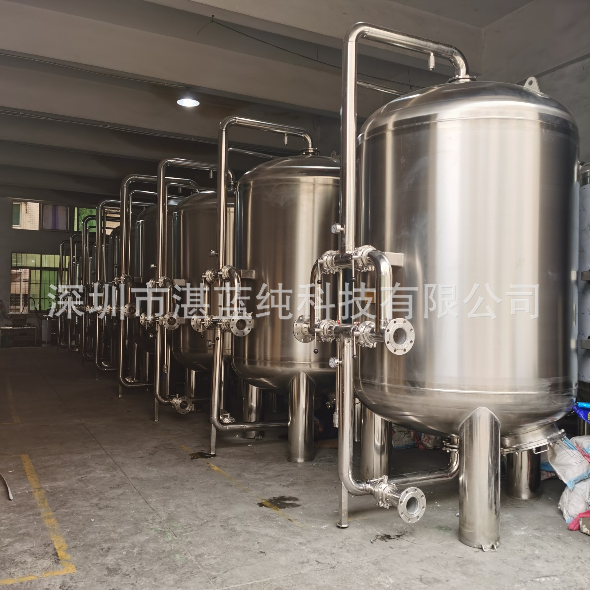 源头厂家锰砂过滤罐石英砂多介质过滤罐不锈钢水处理罐厂家