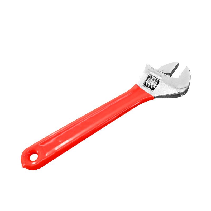 Llave móvil forjada galvanizada PVC plástico completo 8 pulgadas placa móvil mano pegada llave móvil portátil