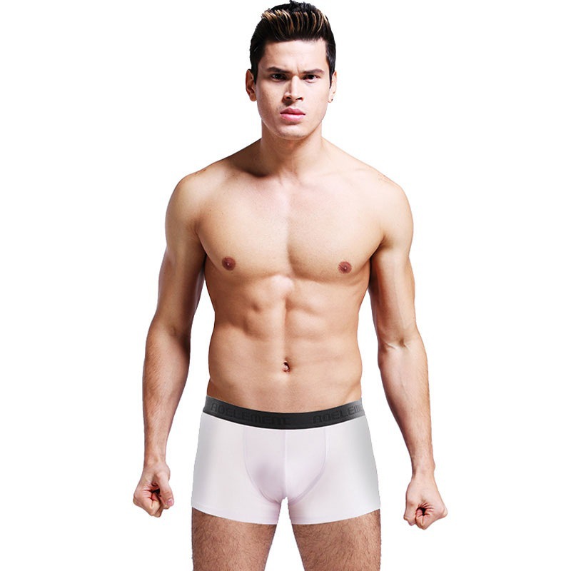 Modal ropa interior de los hombres sexy Mediados de cintura boxeadores de moda u convexa de los hombres transpirable absorbente de sudor Boxer shorts cabeza Nuevo