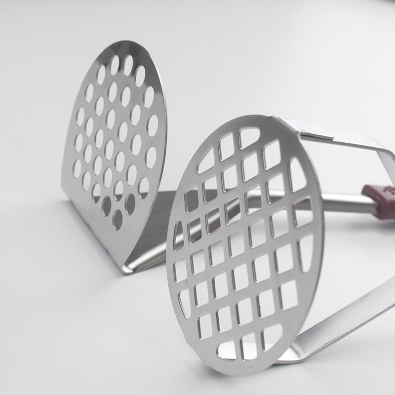 Stainless steel dishes, shovel potato, spoon, cooking tools, kitchen tools to make delicious potato puree purple potato puree utensils 4