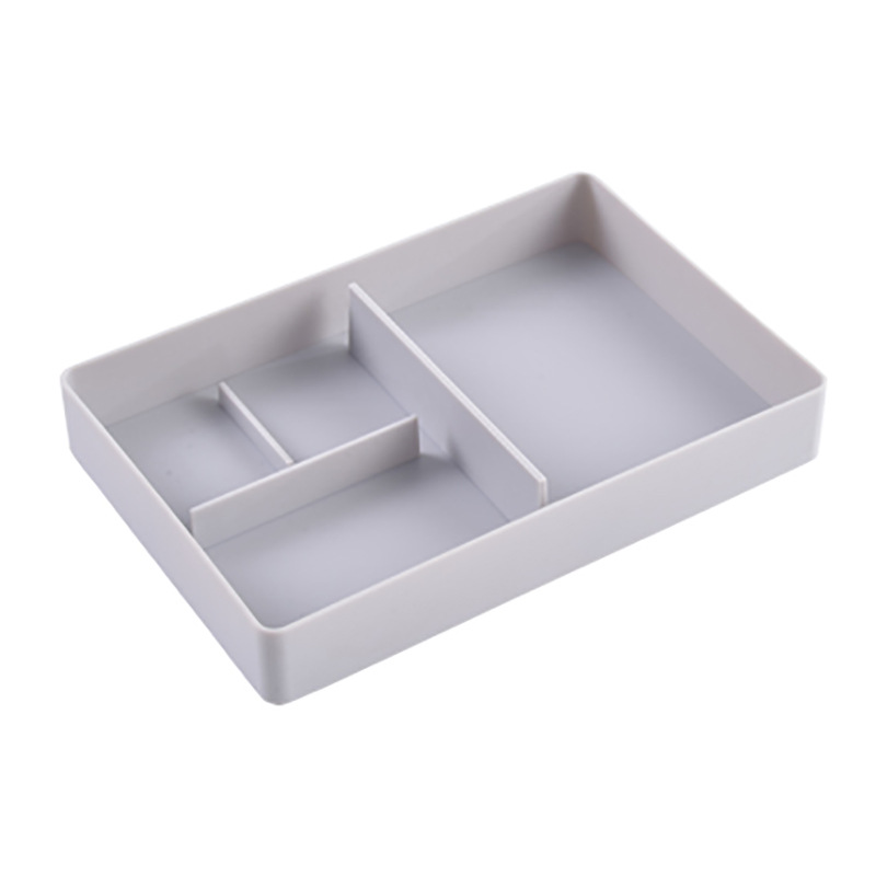 Caja de almacenamiento en capas de estilo japonés para objetos fragmentados caja de almacenamiento pequeña de plástico caja de almacenamiento de joyas de control remoto