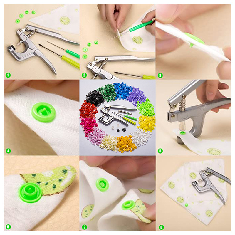 Fabricante T5 T8 T09 resina de plástico hebilla de cuatro articulaciones herramienta de instalación alicates de prensa hebilla de prensa