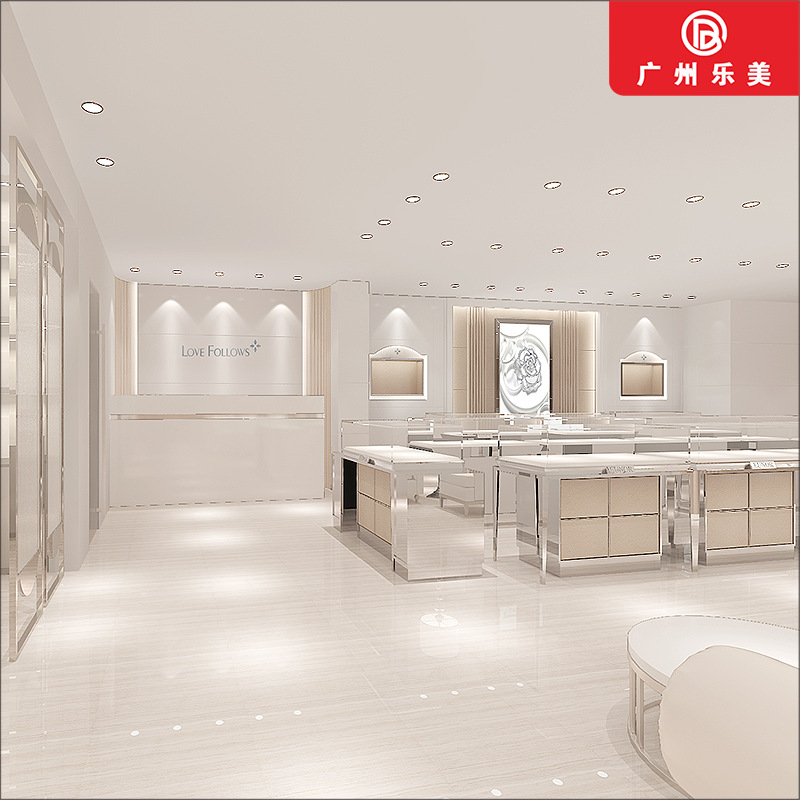 广州厂家制作珠宝柜异形款式多样专业设计展示柜首饰柜商场专用