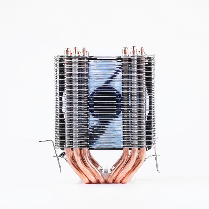 Computadora de escritorio 6 tubo de cobre cpu radiador ultra silencioso 1366AMD 1700 X79 2011 pin CPU ventilador