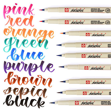 Japonés SAKURA marca suave cabeza hermosa flor cuerpo aguja pluma cepillo dibujos animados especial pintado a mano diseño de anime