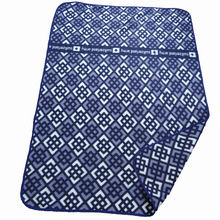 韩国电视购物贝贝绒膝盖毯格子印花双面拉毛绒毯彩盒装赠品盖脚巾