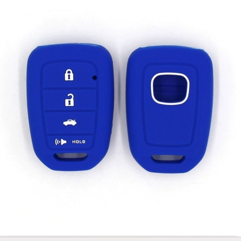 Комплект автомобильных ключей оптом подходит для прямой пластины Honda 3 ключа 4 ключа силиконовый защитный чехол для защиты окружающей среды