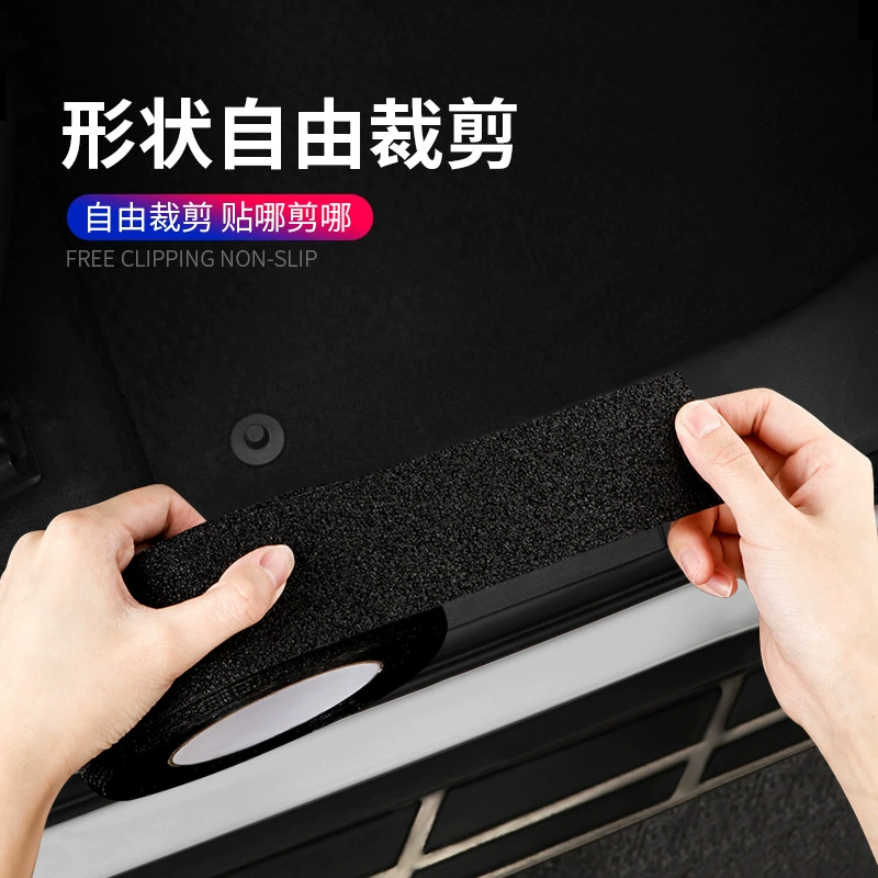 Подушка для порога багажника автомобиля с защитой от царапин порог автомобиля приветственная педаль противоскользящая клейкая наклейка для пола Многофункциональный Противоскользящий клей