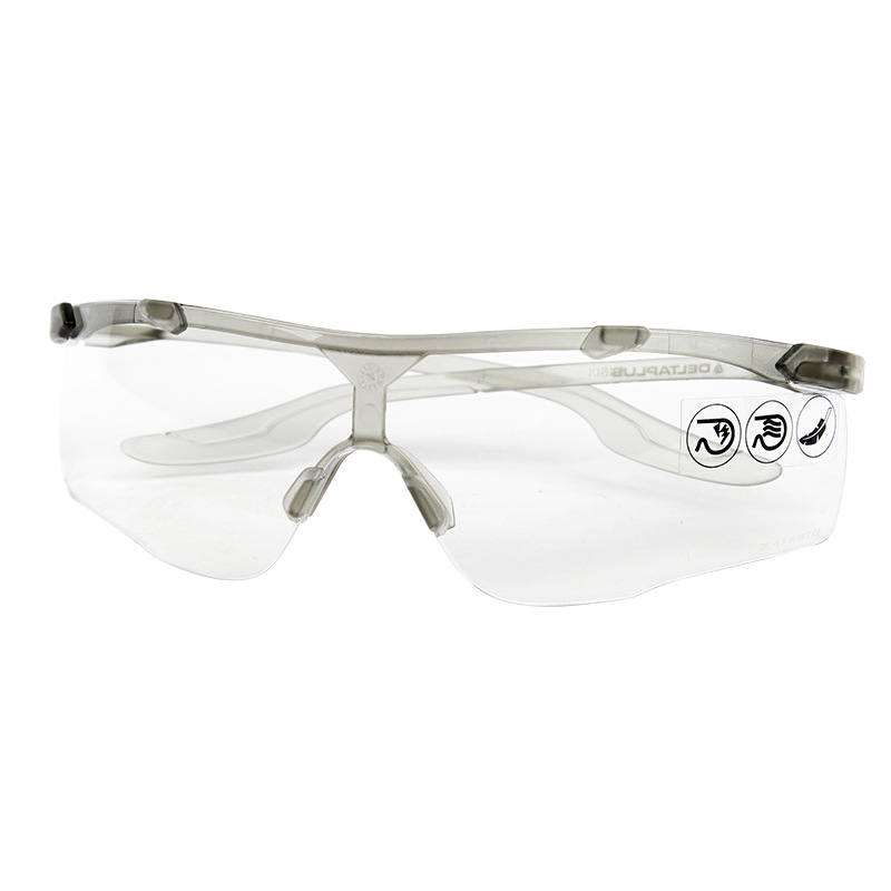 Delta 101138 gafas de protección anti-rañazos anti-nebble gafas de seguridad ligeras anti-estático anti-reflejo para montar