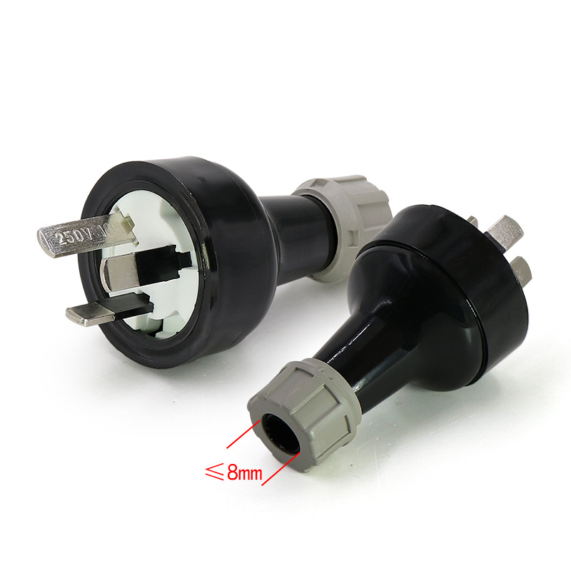 10A/15A可拆卸 澳式电源插头 澳大利亚插头 澳式组装接线插头