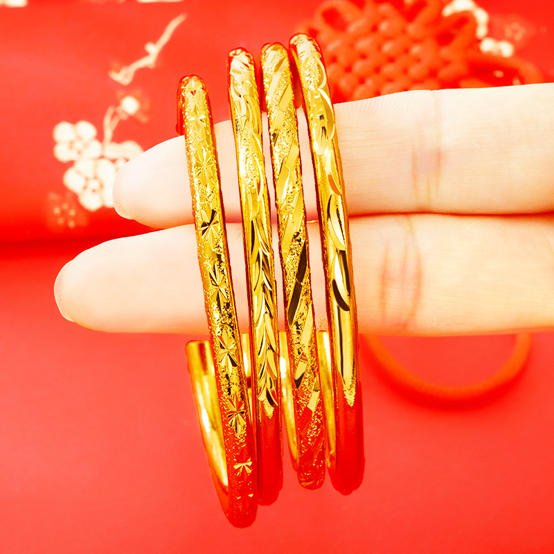 Patrimonio de la moda bobina de pescado Vietnam pulsera de oro mujer abierta lluvia de meteoros solo Phoenix cobre chapado en oro pulsera estrellada