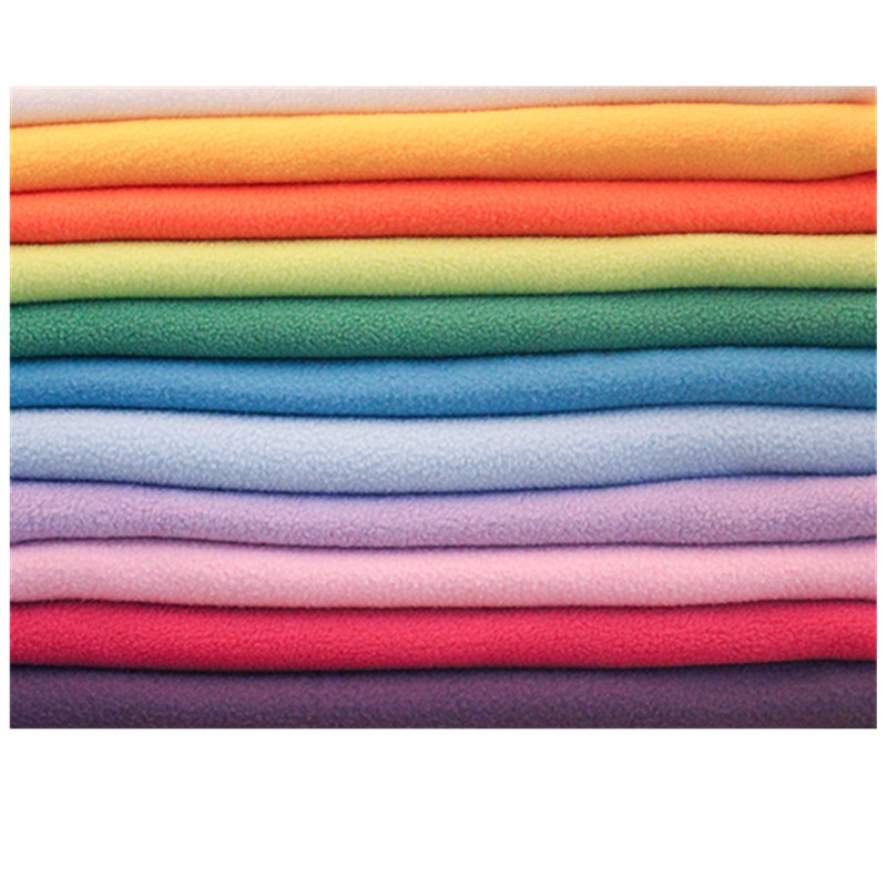 Tejido de lana polar de un solo lado tejido de lana compuesto de doble cara textil para el hogar cálido tejido de ropa para niños polar