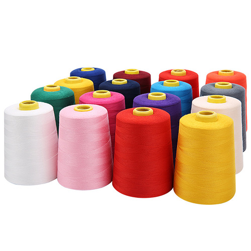 Directly supplied from the manufacturer, high-quality, continuous 8000 yards 402 sewing thread, polyester thread, high-speed sewing machine thread