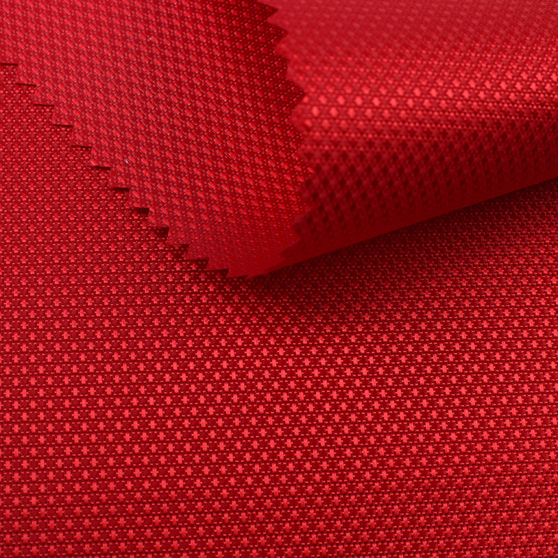 可乐瓶环保布recycle420长丝牛津布十字提花GRS证书箱包帐篷面料