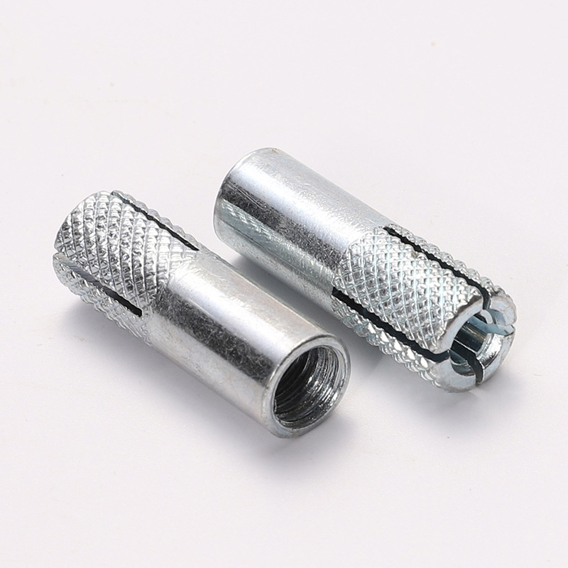 加工圆形国标镀锌膨胀管开口拉爆膨胀管螺丝镀锌膨胀管紧固件