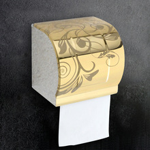 厂家批发不锈钢卷纸架家用纸盒酒店卫生间防潮纸巾架厕纸盒挂件