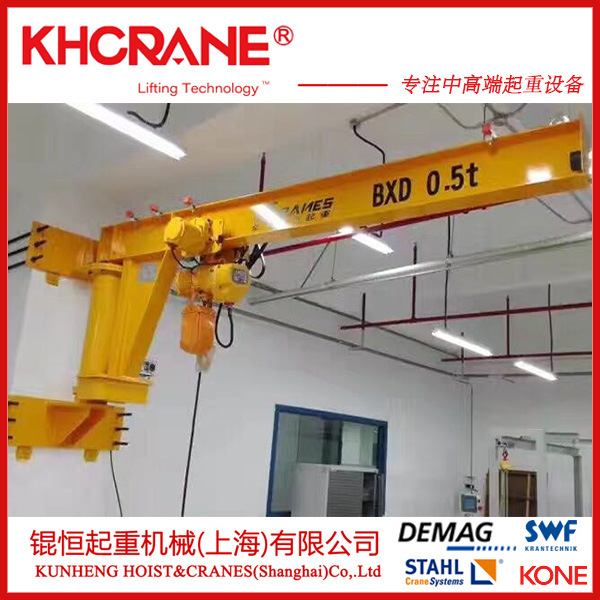 上海简易行车旋臂起重机悬臂吊移动龙门架定柱式KBK轨道电动葫芦