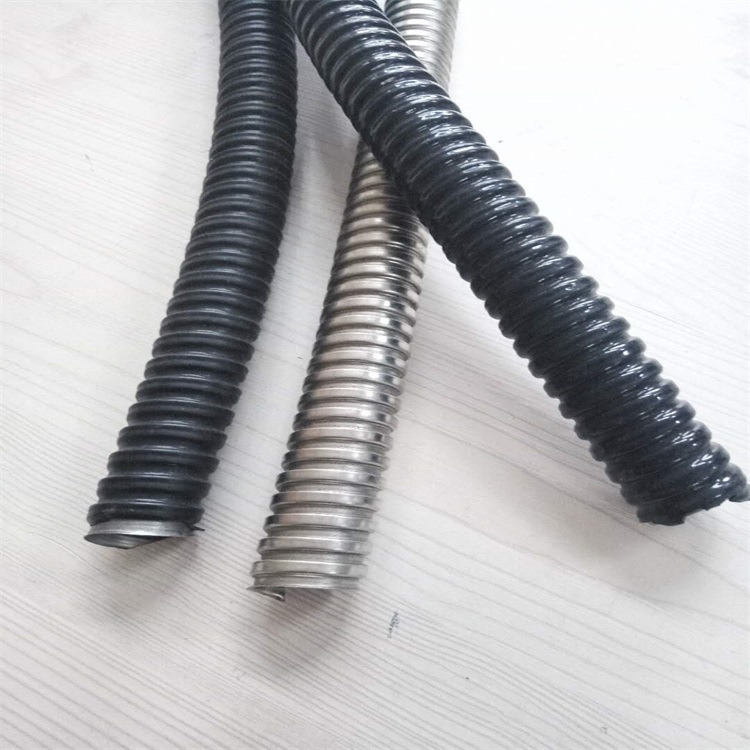 宝鸡可绕型穿线金属软管生产 Φ32镀锌包塑软管厂家