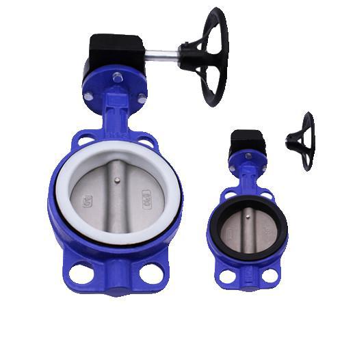 D371X-10/16手动涡轮对夹式蝶阀DN50 65 80 100 125 150 200 250