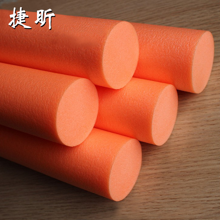 厂家生产 EPE珍珠棉实心泡沫棒 60mm吸水玩具彩色游泳珍珠棉棒