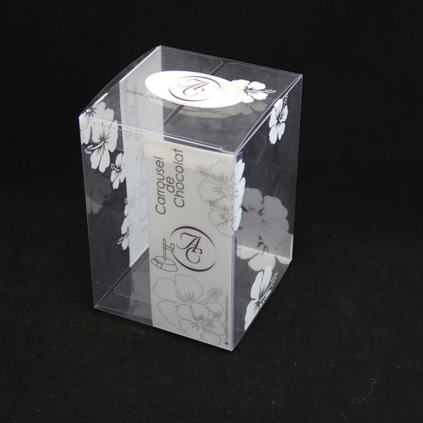 定制厂家pet彩印包装盒pvc塑料折盒方形防水防刮花UV工艺盒子定做