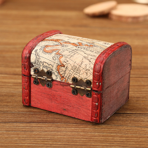 Hot-selling European creative wooden box storage box wedding candy box gift jewelry packaging box handicraft small box