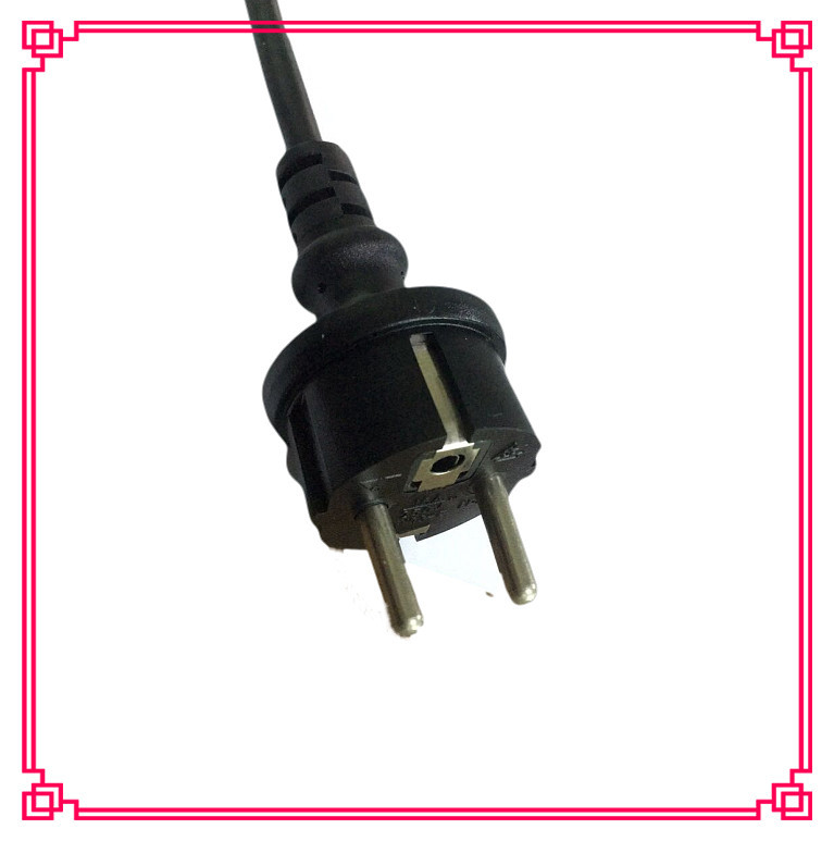 批发vde欧规德国电源线 二芯法式插头电源线16a欧州防水IP44插头